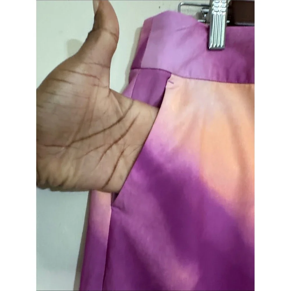 Nike Golf Women's Tie-Dye Athletic Skirt Purple Orange size 10 Pickleball Tennis